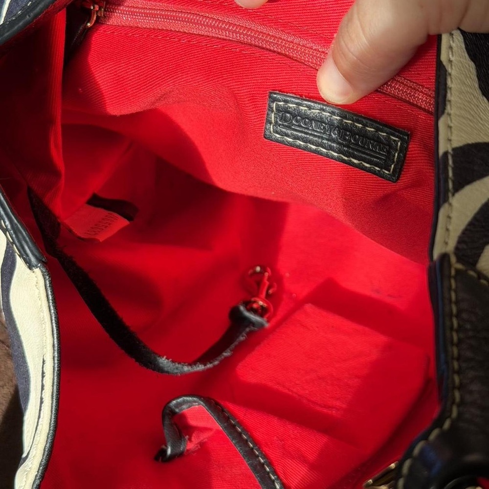 Dooney & Bourke Zebra Pattern Shoulder Bag - Picture 4 of 4